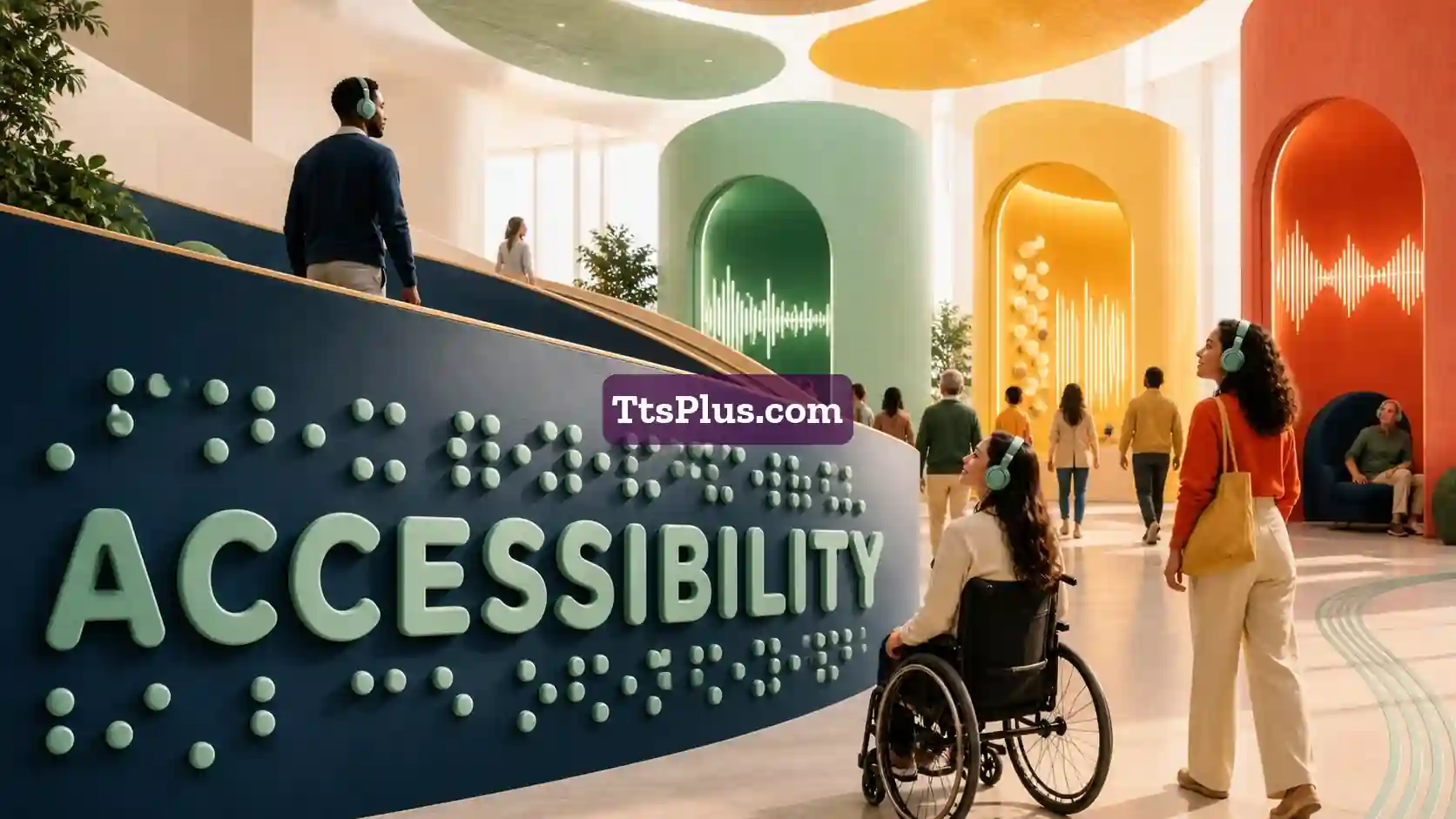 Text to Speech for Accessibility illustration