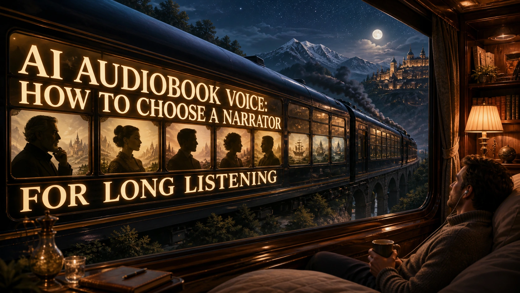 AI Audiobook Voice: How to Choose a Narrator for Long Listening — TtsPlus guide illustration