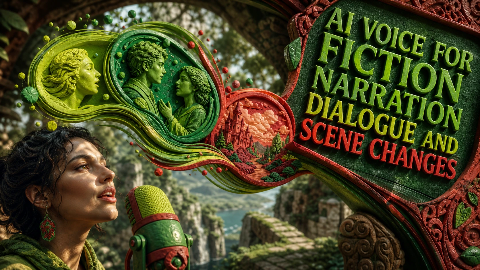 AI Voice for Fiction: Narration, Dialogue and Scene Changes — TtsPlus guide illustration