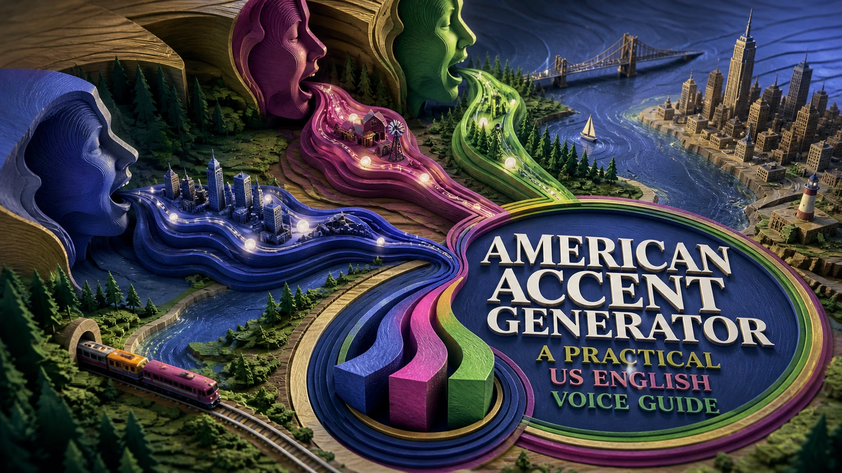 American Accent Generator: A Practical US English Voice Guide — TtsPlus guide illustration