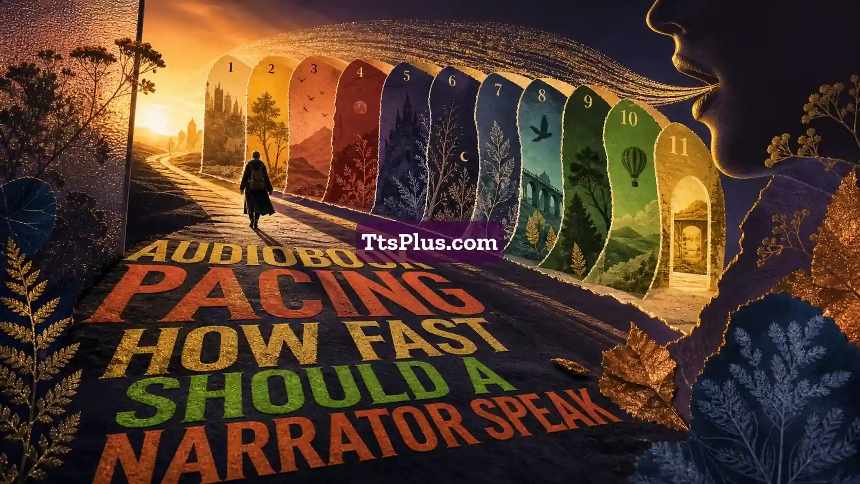 Audiobook Pacing: How Fast Should a Narrator Speak? — TtsPlus guide illustration