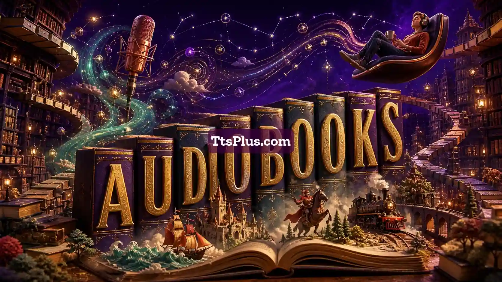 Text to Speech for Audiobooks illustration