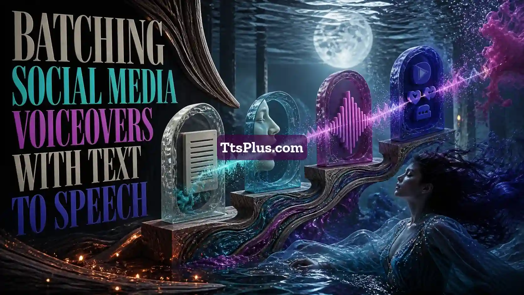Batching Social Media Voiceovers with Text to Speech — TtsPlus guide illustration