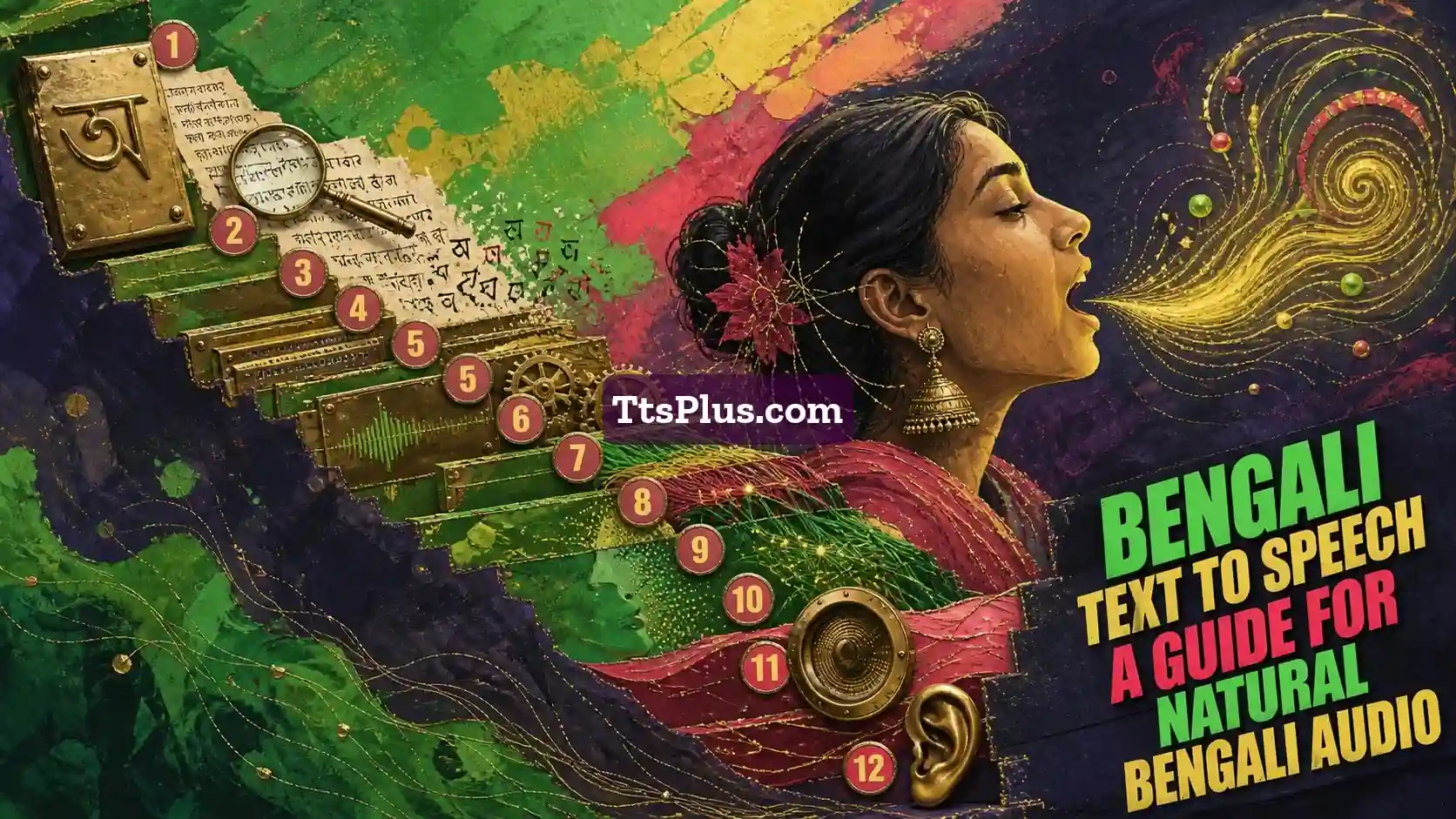 Bengali Text to Speech: A Guide for Natural Bengali Audio — TtsPlus guide illustration