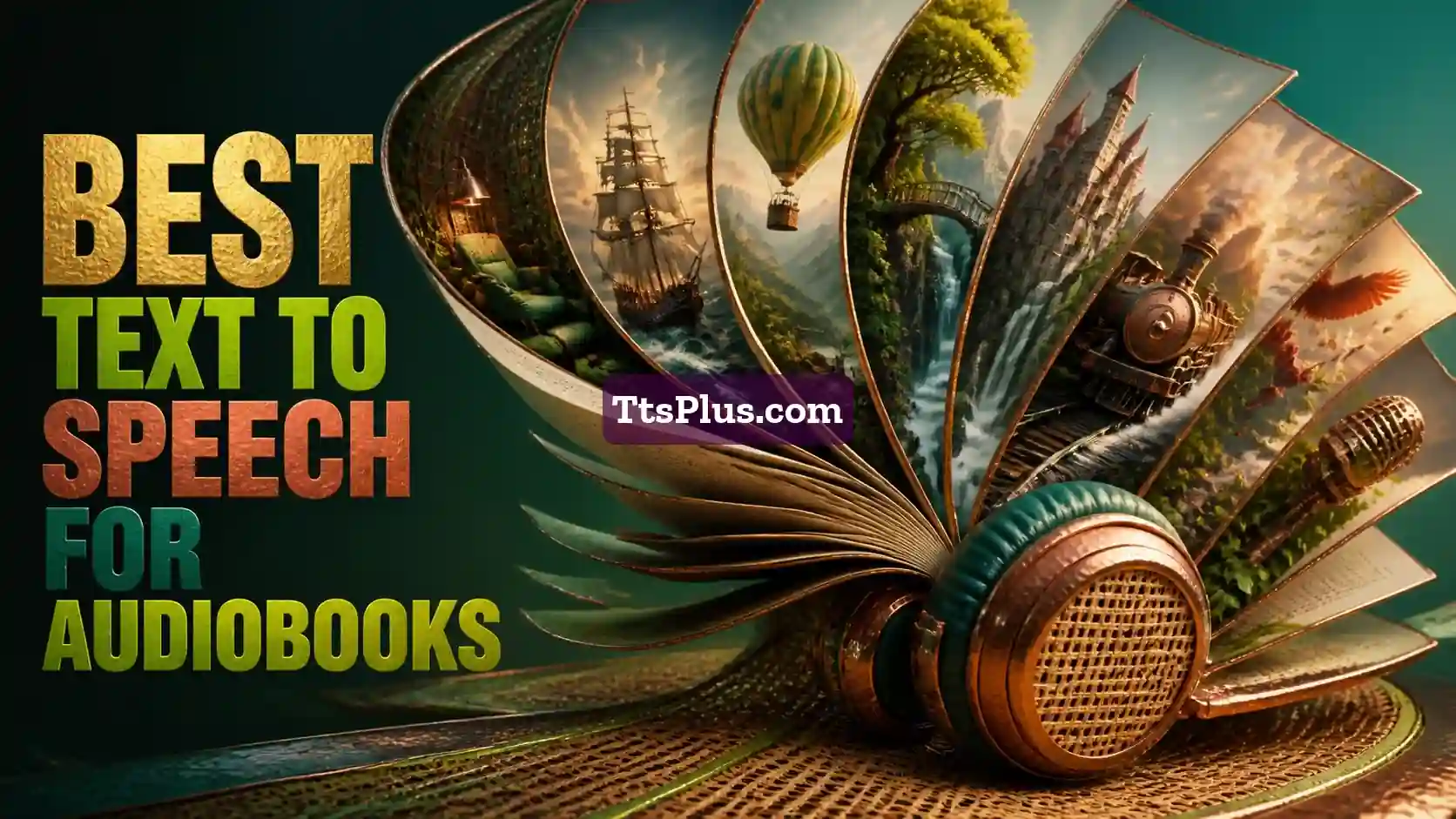 Best Text to Speech for Audiobooks — TtsPlus guide illustration