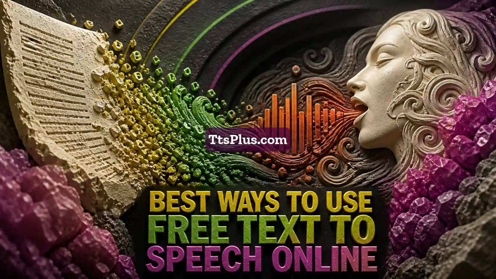 Best Ways to Use Free Text to Speech Online — TtsPlus guide illustration
