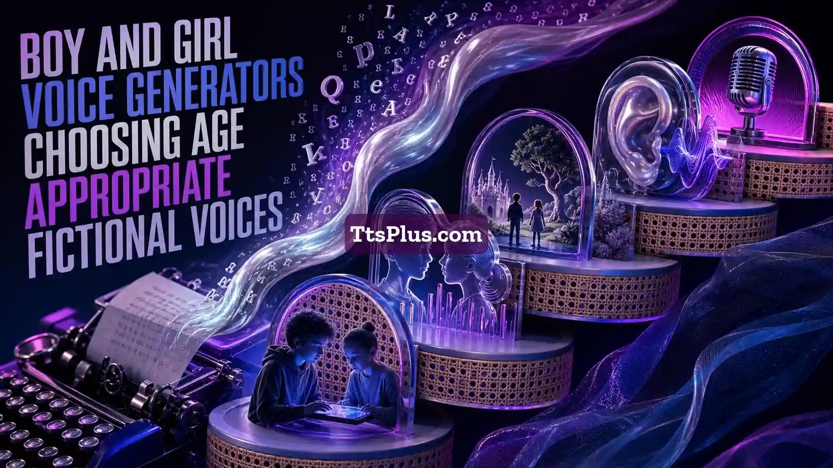 Boy and Girl Voice Generators: Choosing Age-Appropriate Fictional Voices — TtsPlus guide illustration