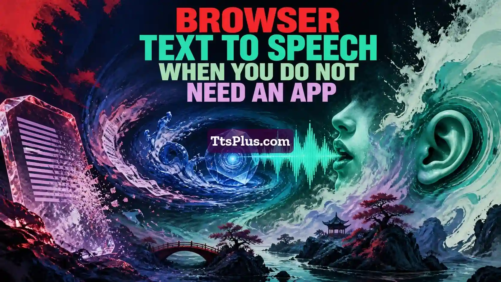 Browser Text to Speech: When You Do Not Need an App — TtsPlus guide illustration