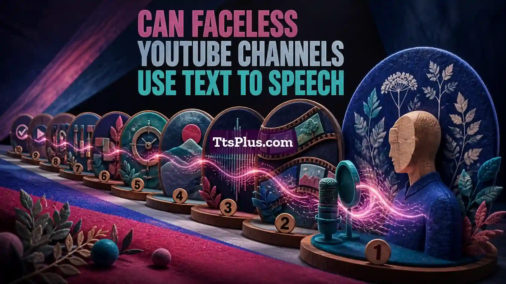 Can Faceless YouTube Channels Use Text to Speech? — TtsPlus guide illustration