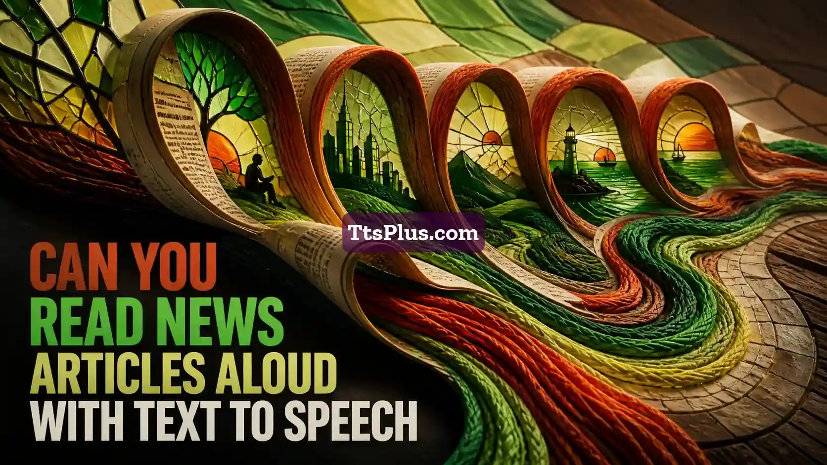 Can You Read News Articles Aloud with Text to Speech? — TtsPlus guide illustration
