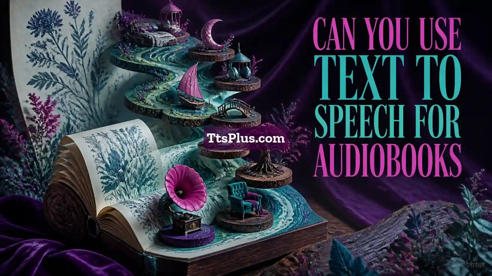 Can You Use Text to Speech for Audiobooks? — TtsPlus guide illustration