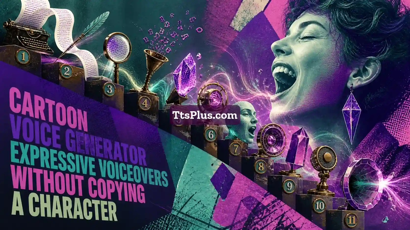 Cartoon Voice Generator: Expressive Voiceovers Without Copying a Character — TtsPlus guide illustration