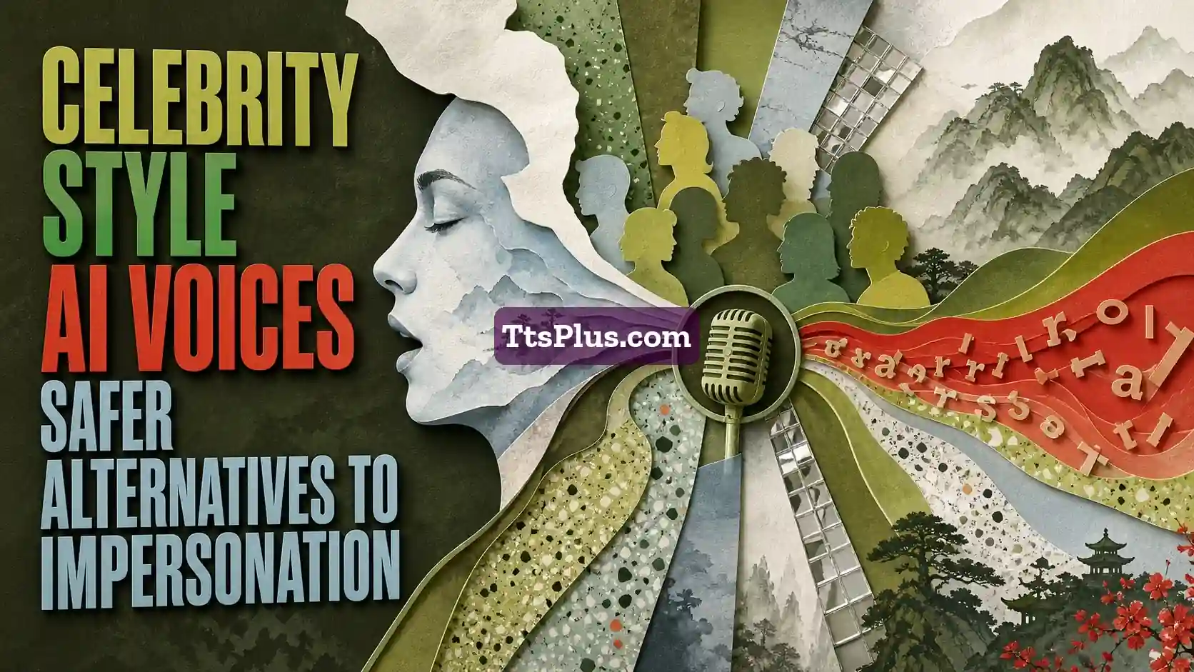 Celebrity-Style AI Voices: Safer Alternatives to Impersonation — TtsPlus guide illustration