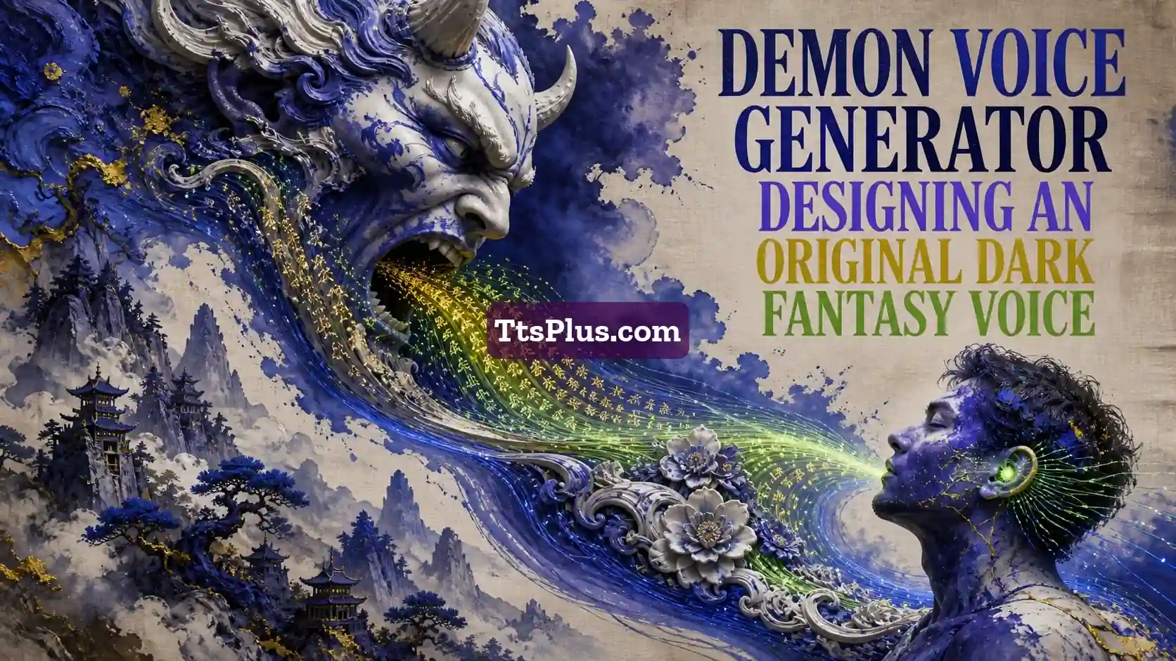 Demon Voice Generator: Designing an Original Dark Fantasy Voice — TtsPlus guide illustration