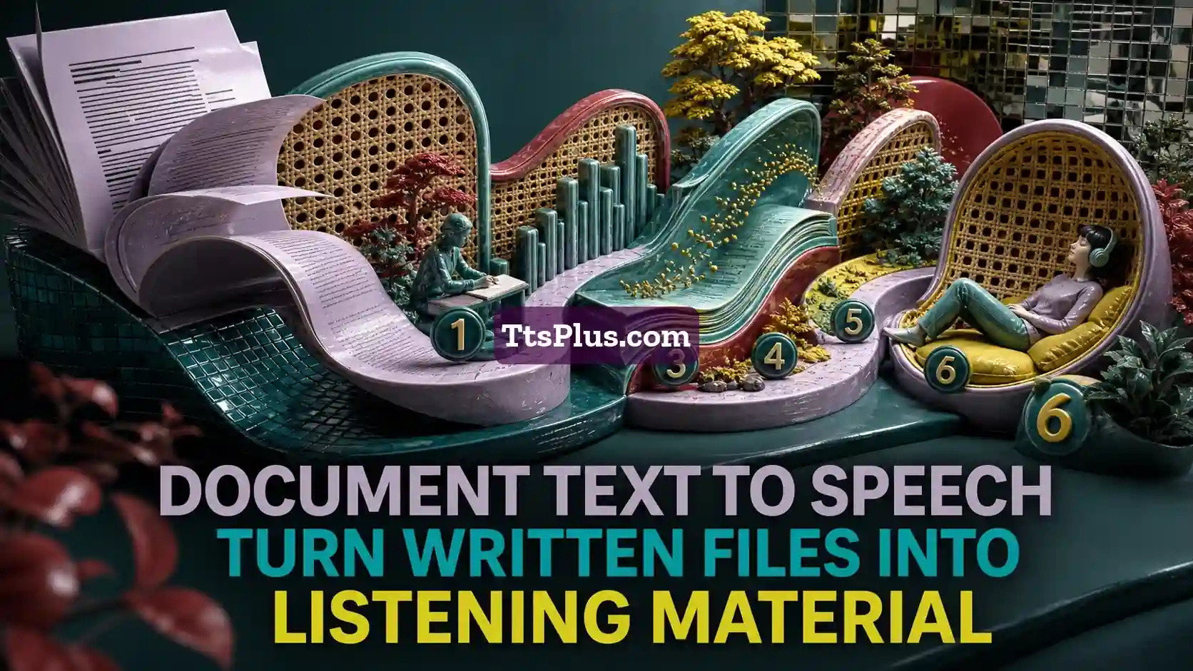 Document Text to Speech: Turn Written Files into Listening Material — TtsPlus guide illustration