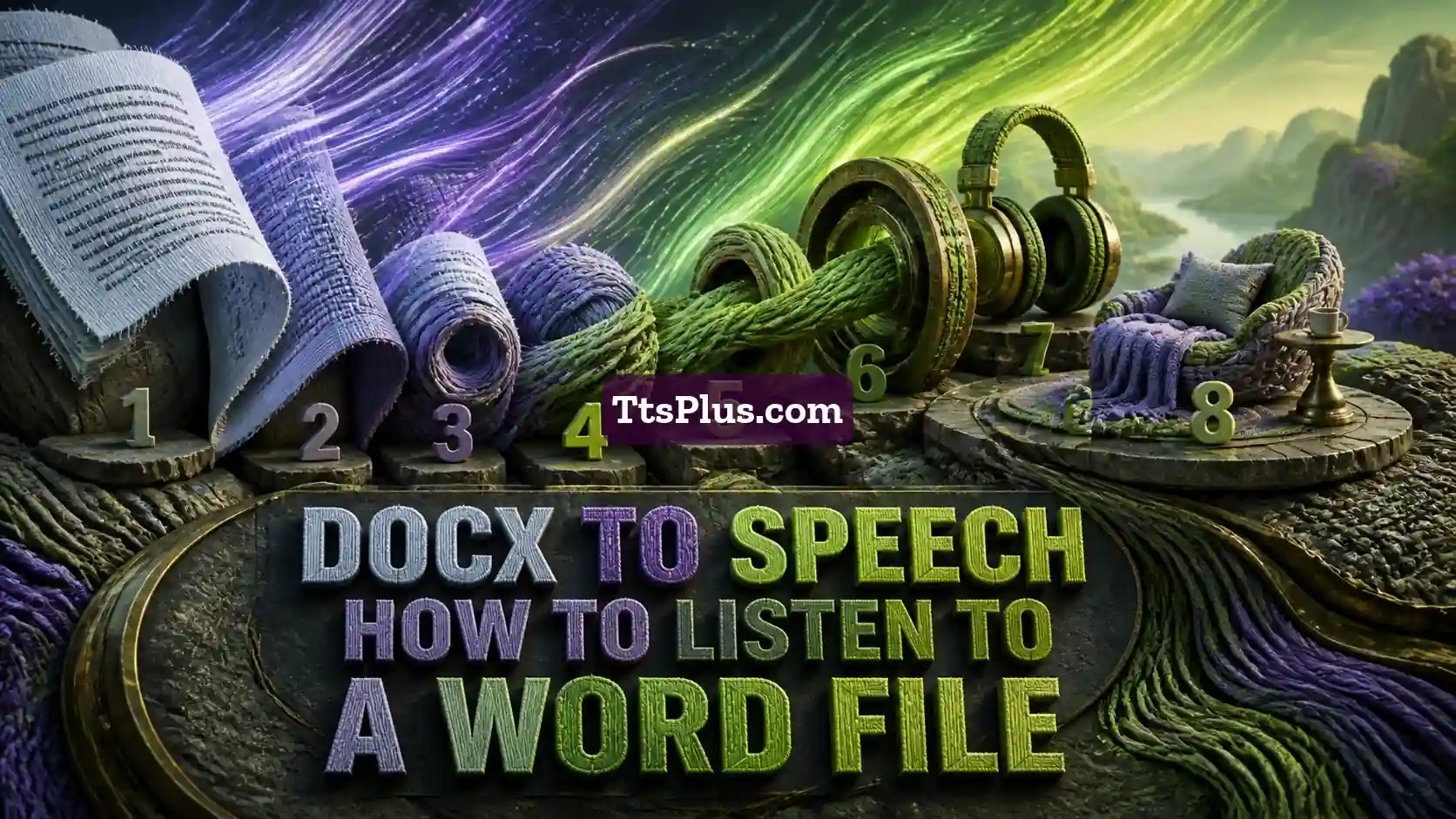 DOCX to Speech: How to Listen to a Word File — TtsPlus guide illustration