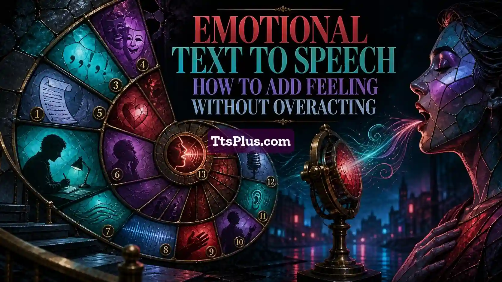 Emotional Text to Speech: How to Add Feeling Without Overacting — TtsPlus guide illustration