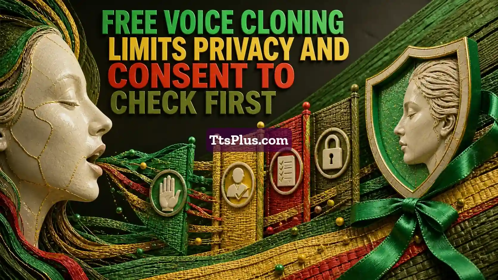Free Voice Cloning: Limits, Privacy and Consent to Check First — TtsPlus guide illustration