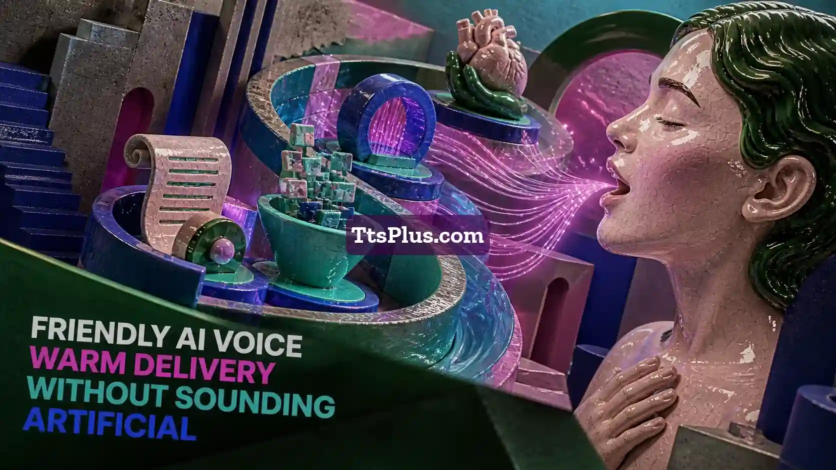Friendly AI Voice: Warm Delivery Without Sounding Artificial — TtsPlus guide illustration