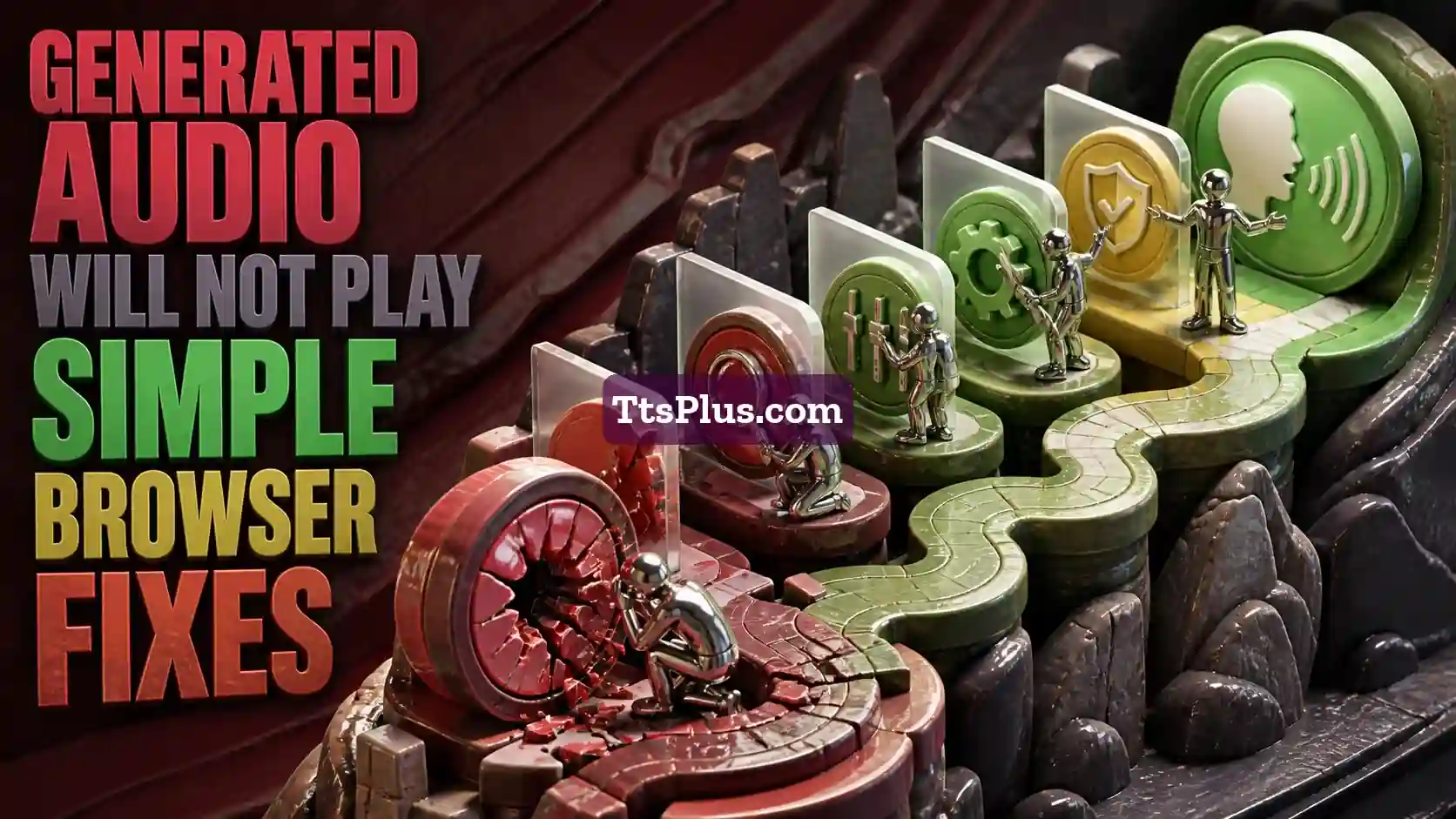 Generated Audio Will Not Play: Simple Browser Fixes — TtsPlus guide illustration