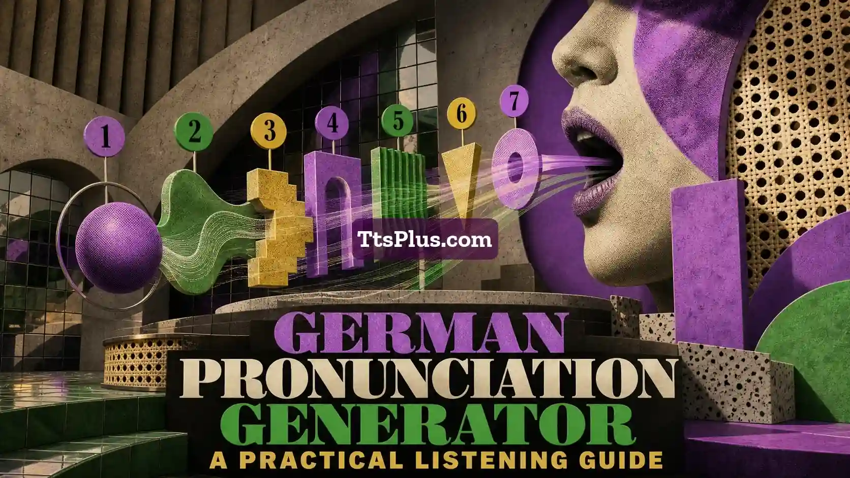 German Pronunciation Generator: A Practical Listening Guide — TtsPlus guide illustration