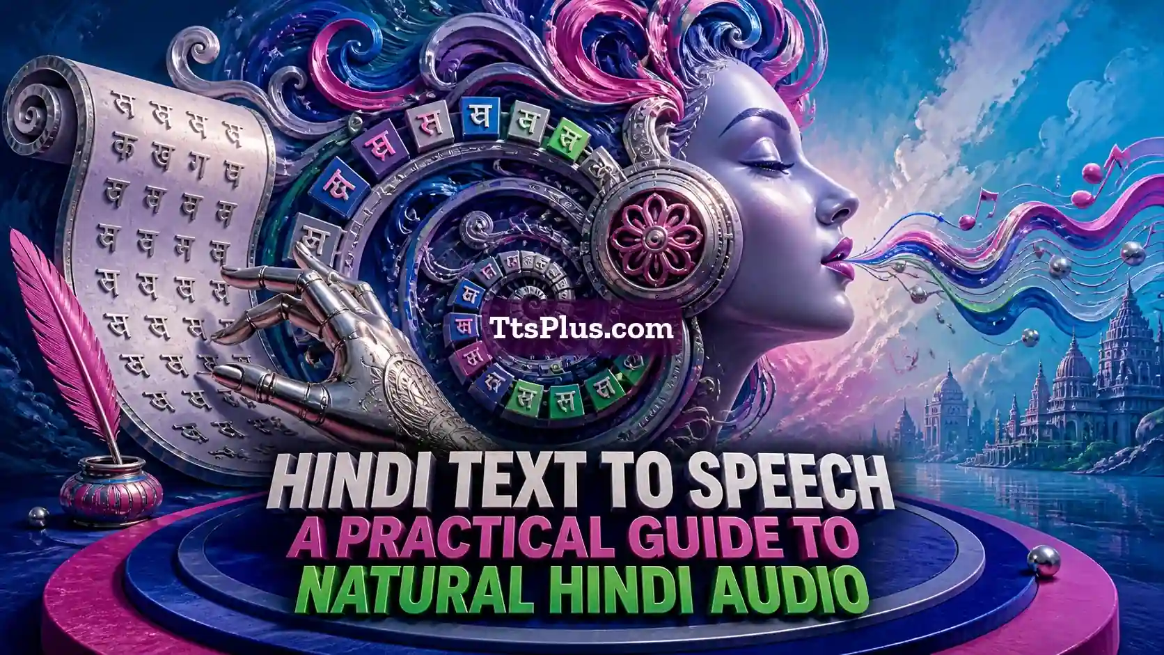 Hindi Text to Speech: A Practical Guide to Natural Hindi Audio — TtsPlus guide illustration