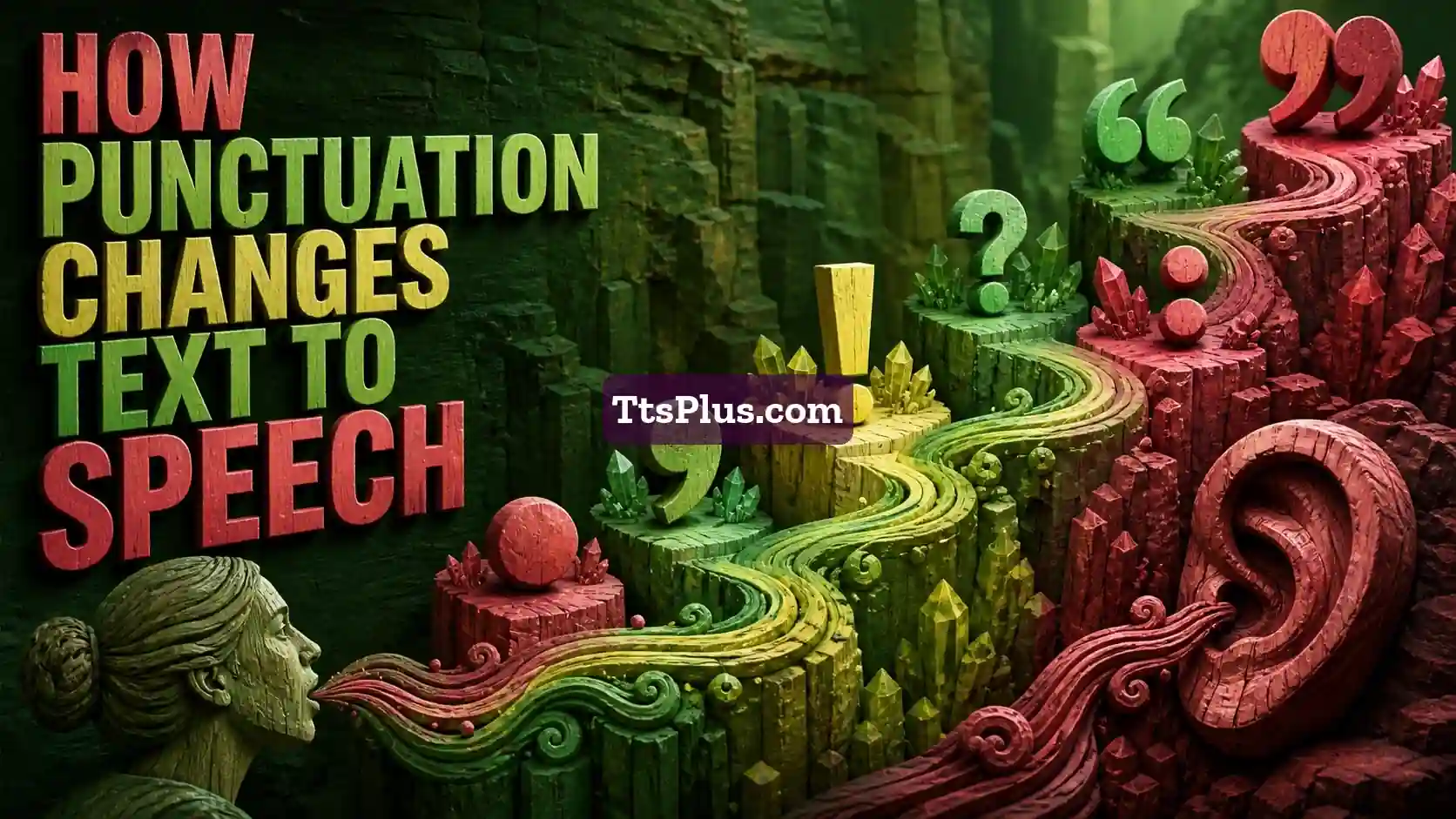 How Punctuation Changes Text to Speech — TtsPlus guide illustration