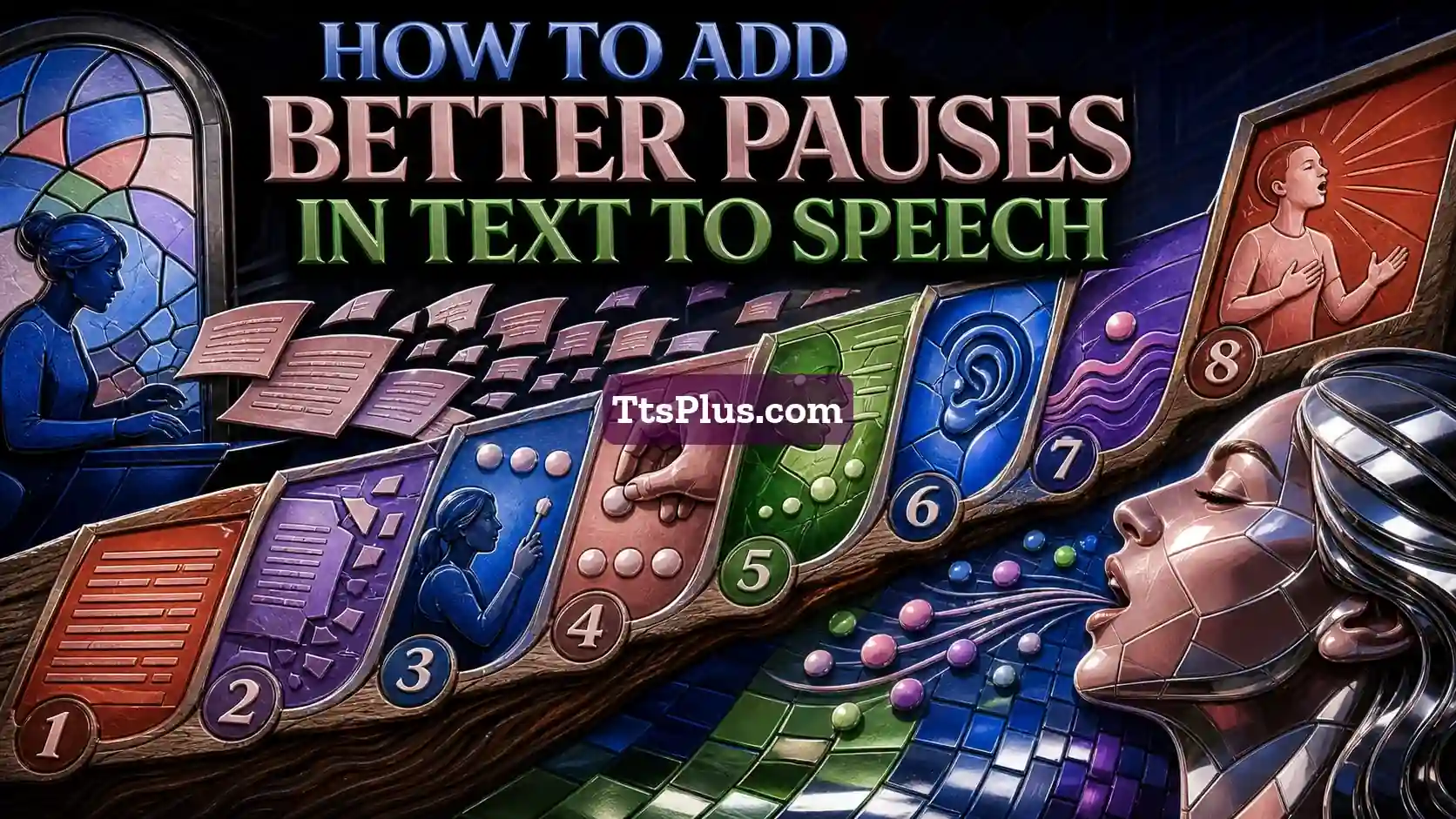How to Add Better Pauses in Text to Speech — TtsPlus guide illustration