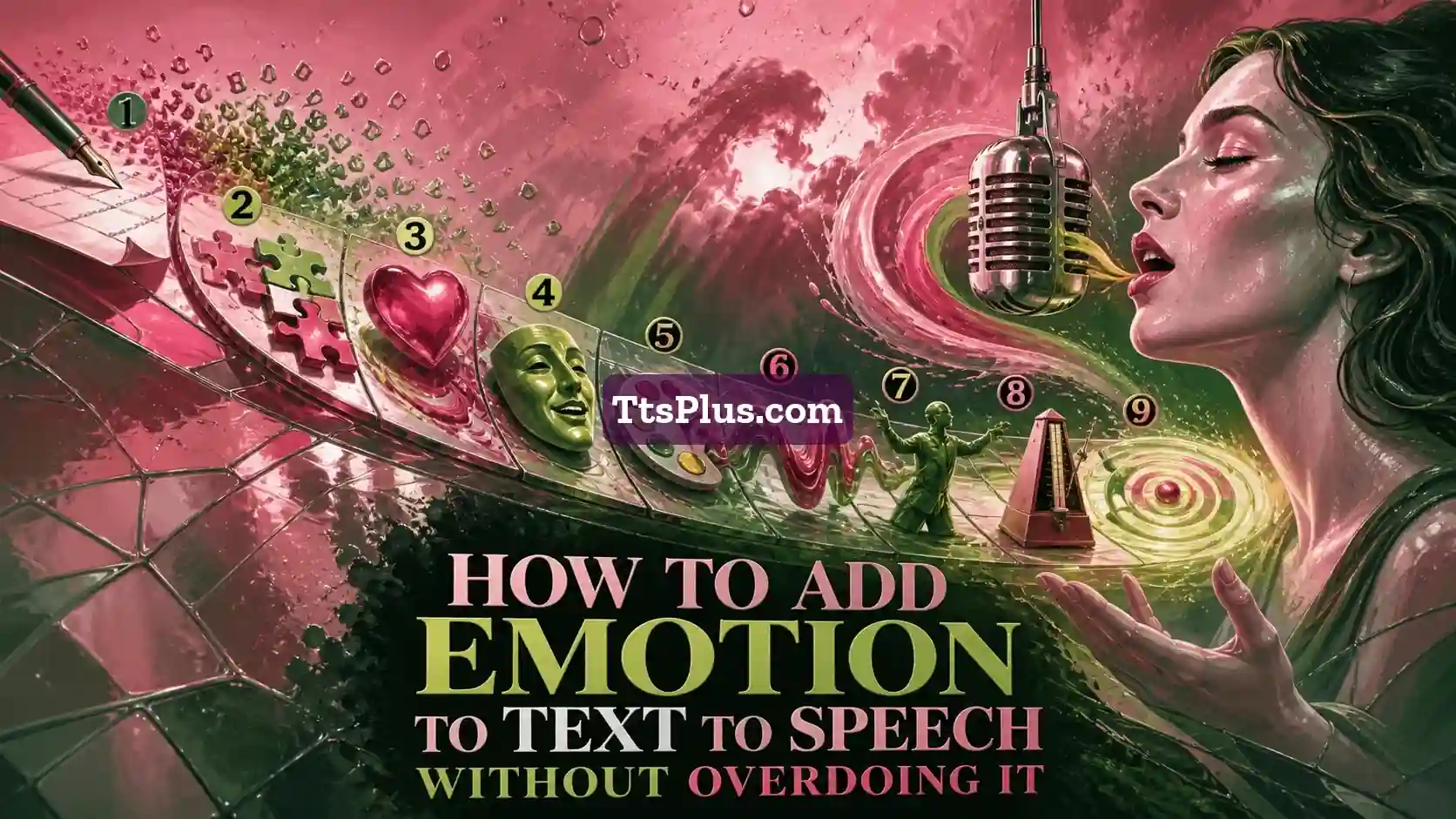How to Add Emotion to Text to Speech Without Overdoing It — TtsPlus guide illustration