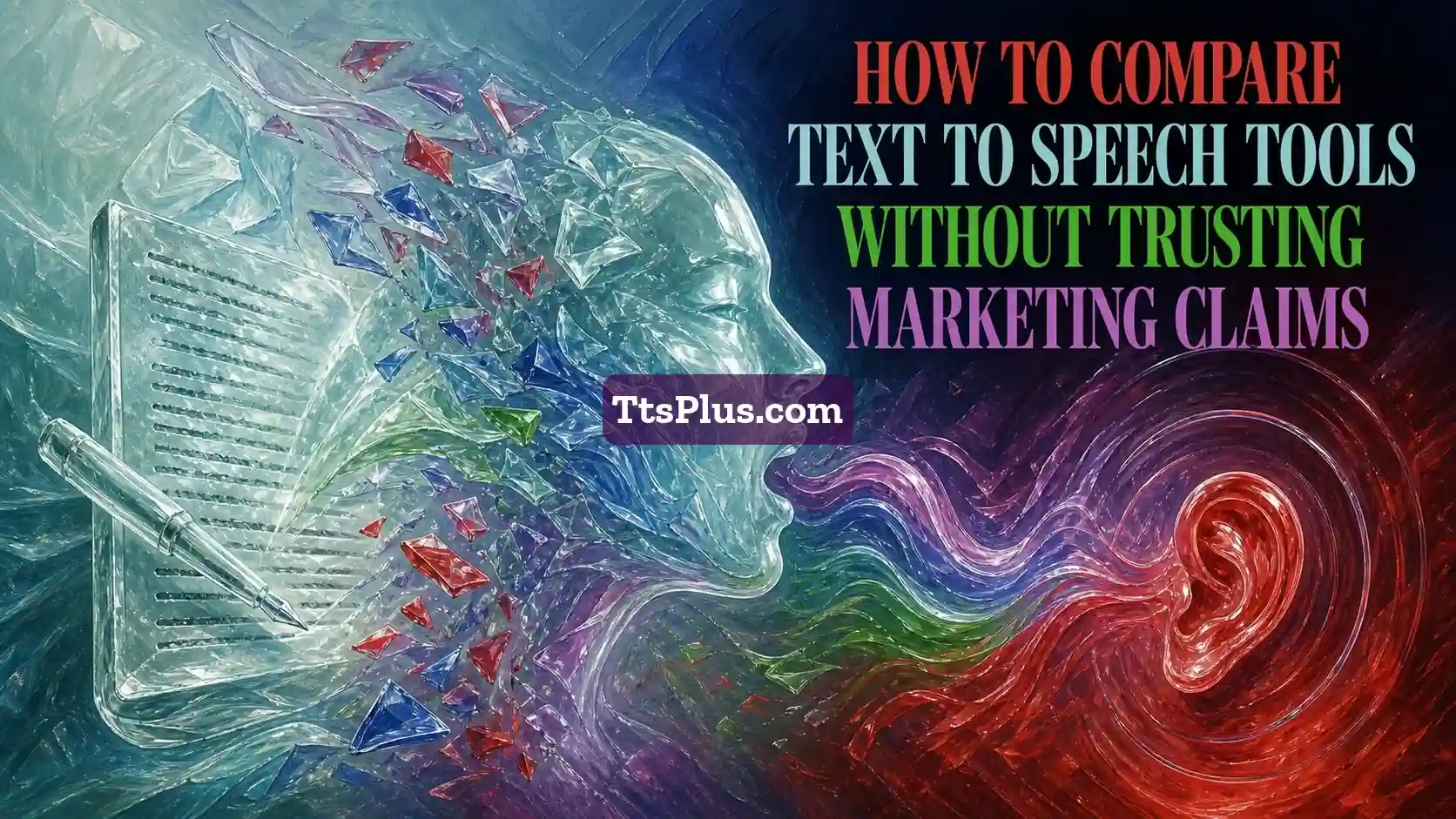 How to Compare Text to Speech Tools Without Trusting Marketing Claims — TtsPlus guide illustration