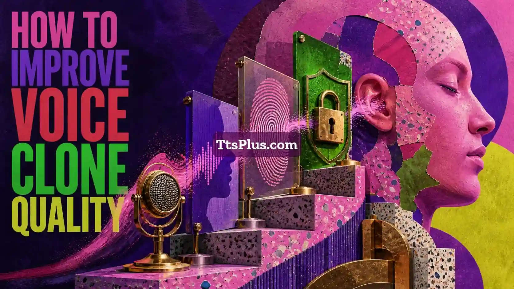 How to Improve Voice Clone Quality — TtsPlus guide illustration