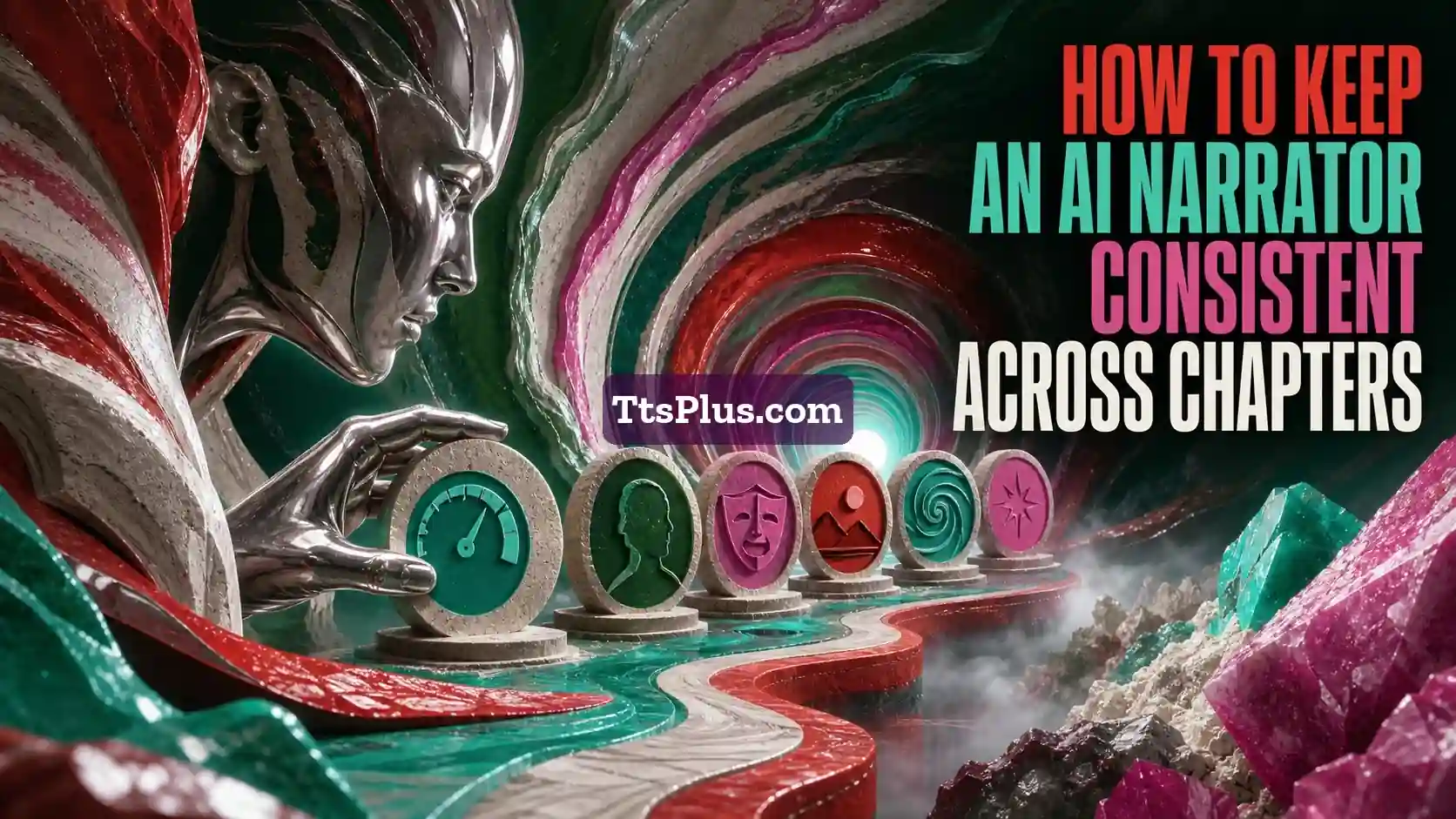 How to Keep an AI Narrator Consistent Across Chapters — TtsPlus guide illustration