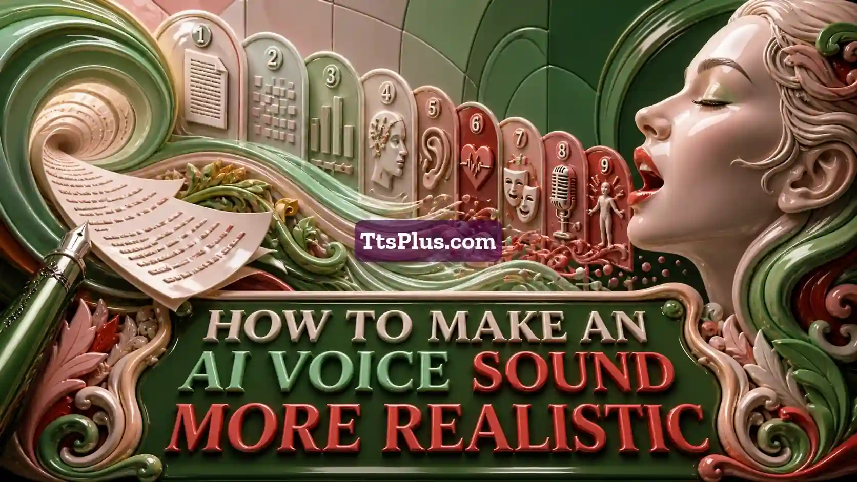 How to Make an AI Voice Sound More Realistic — TtsPlus guide illustration