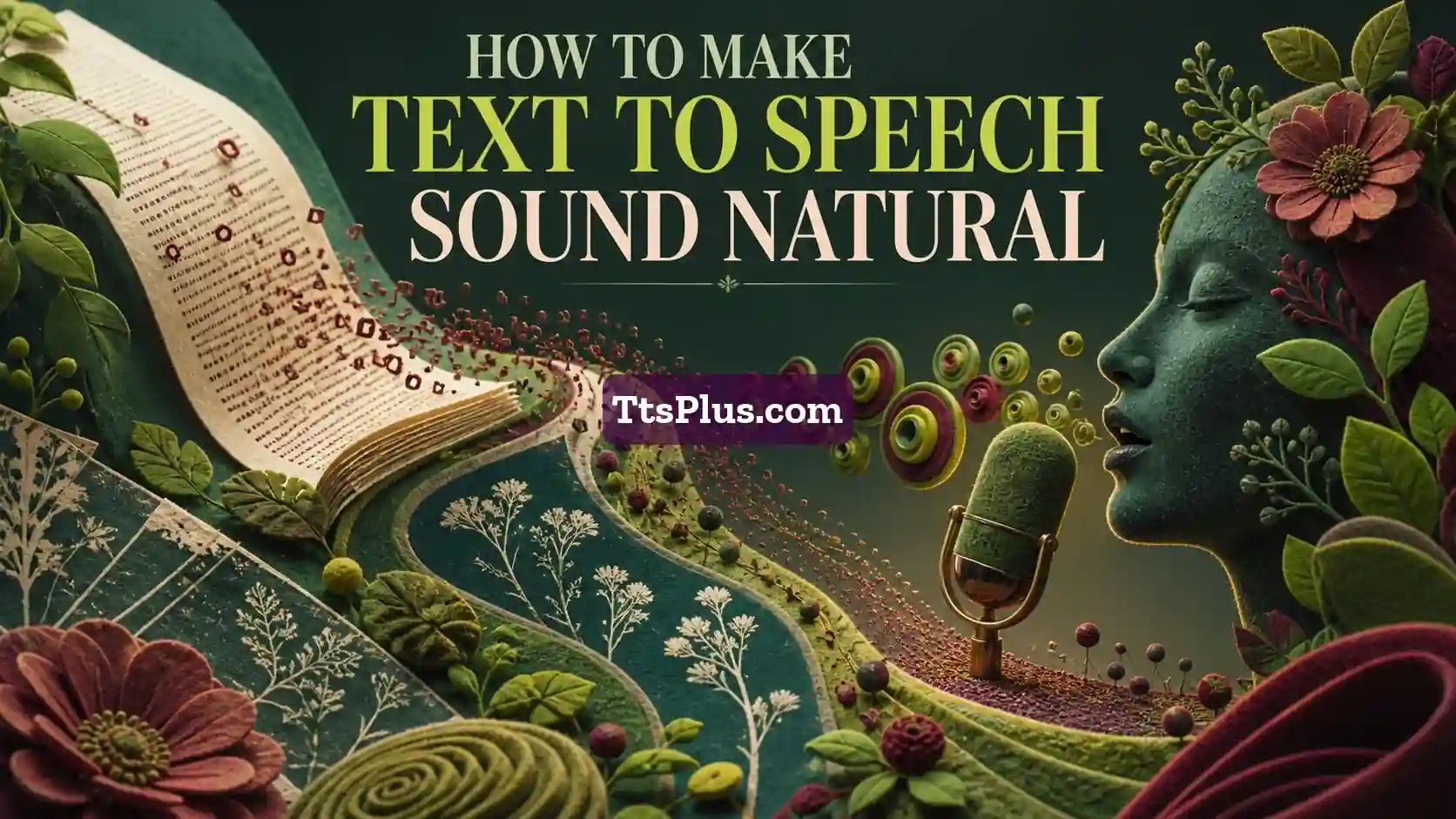 How to Make Text to Speech Sound Natural — TtsPlus guide illustration