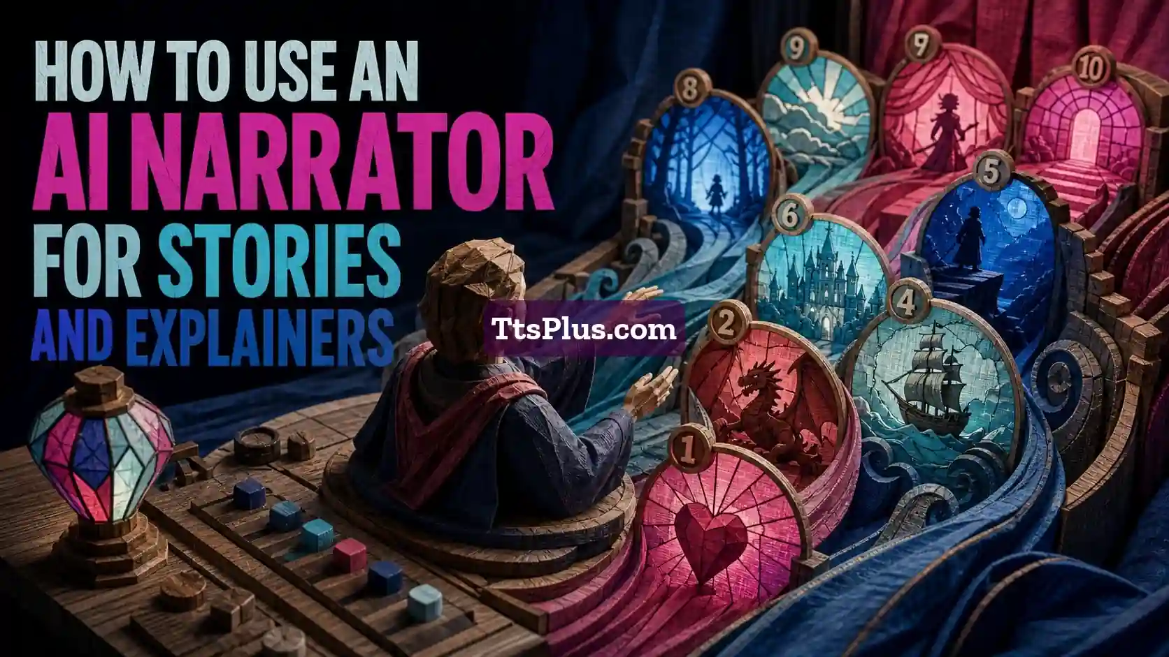 How to Use an AI Narrator for Stories and Explainers — TtsPlus guide illustration