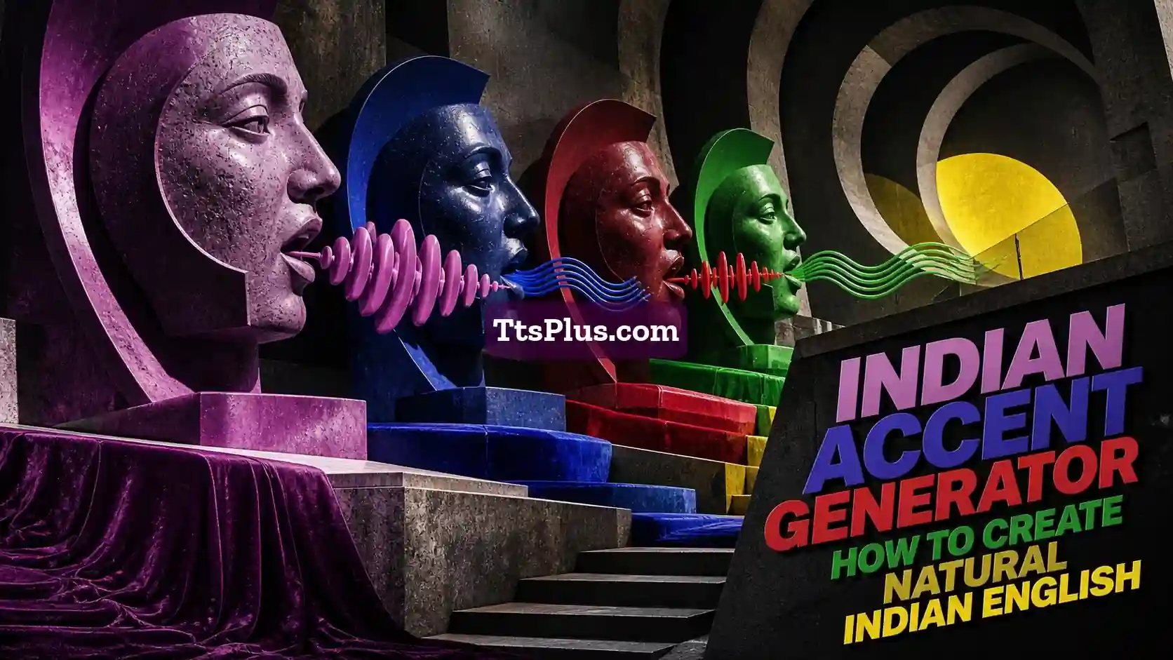 Indian Accent Generator: How to Create Natural Indian English — TtsPlus guide illustration