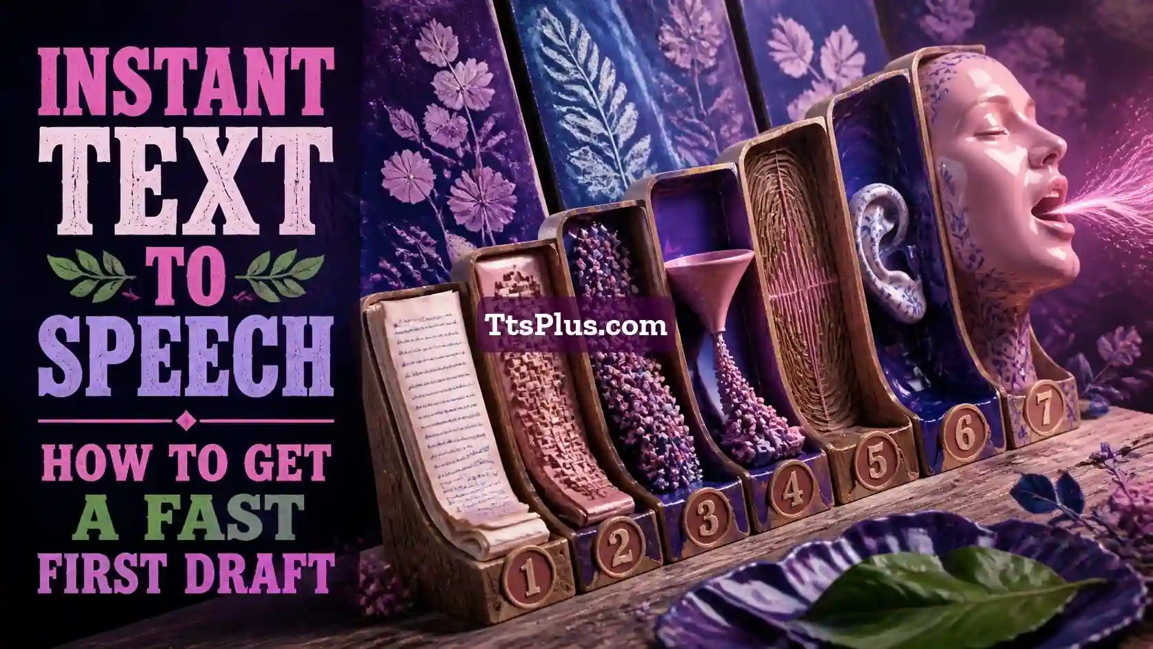 Instant Text to Speech: How to Get a Fast First Draft — TtsPlus guide illustration