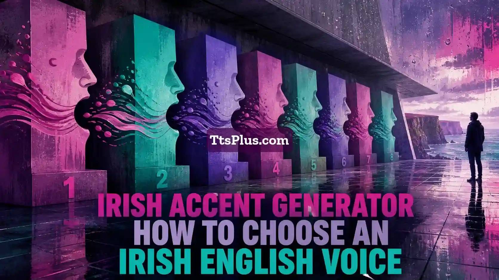 Irish Accent Generator: How to Choose an Irish English Voice — TtsPlus guide illustration