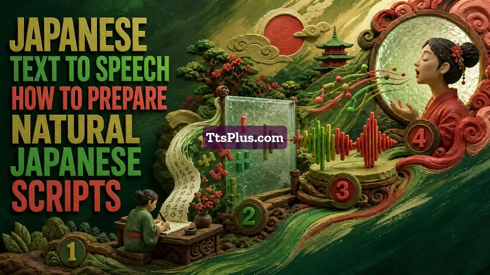 Japanese Text to Speech: How to Prepare Natural Japanese Scripts — TtsPlus guide illustration