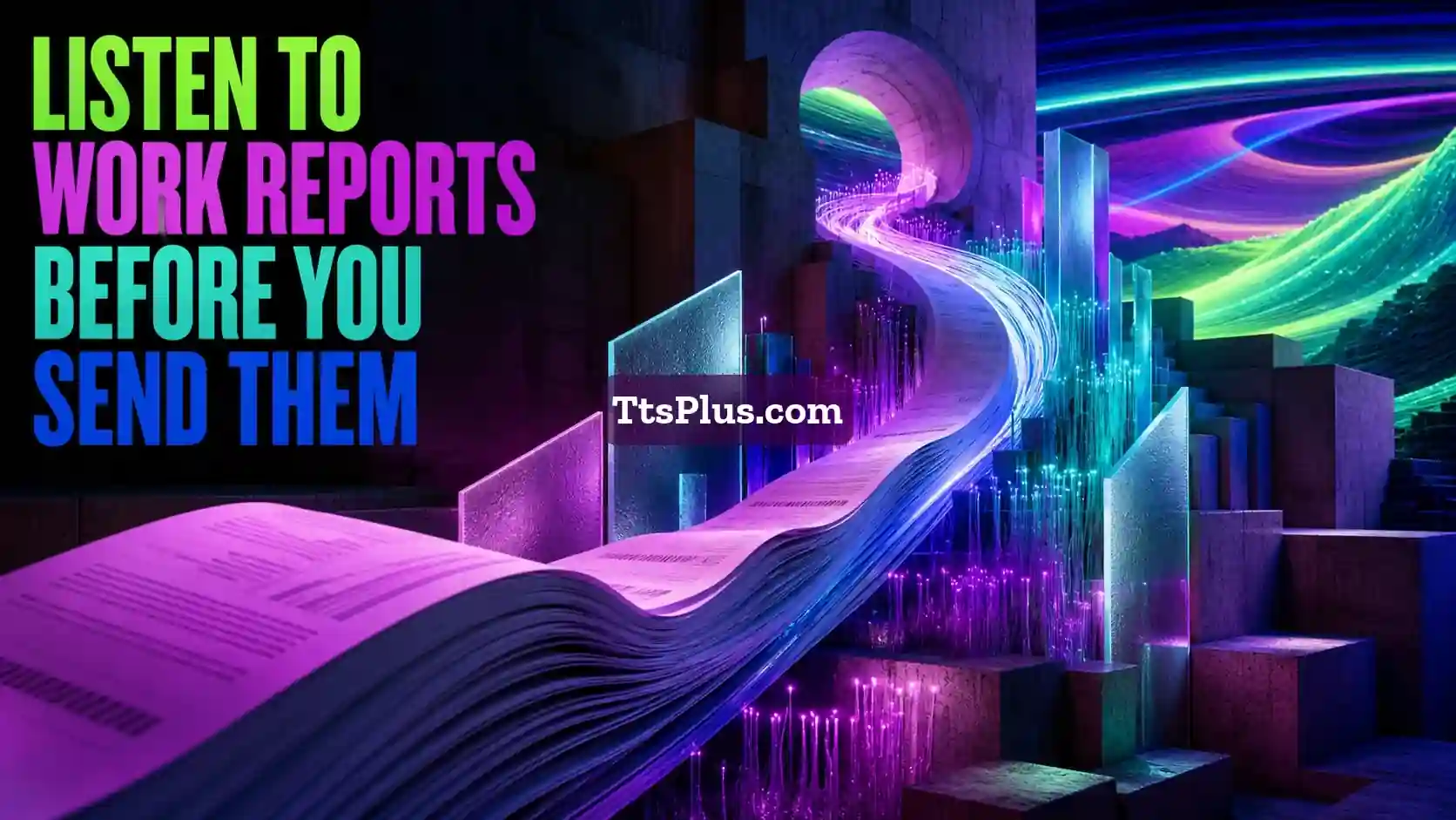Listen to Work Reports Before You Send Them — TtsPlus guide illustration