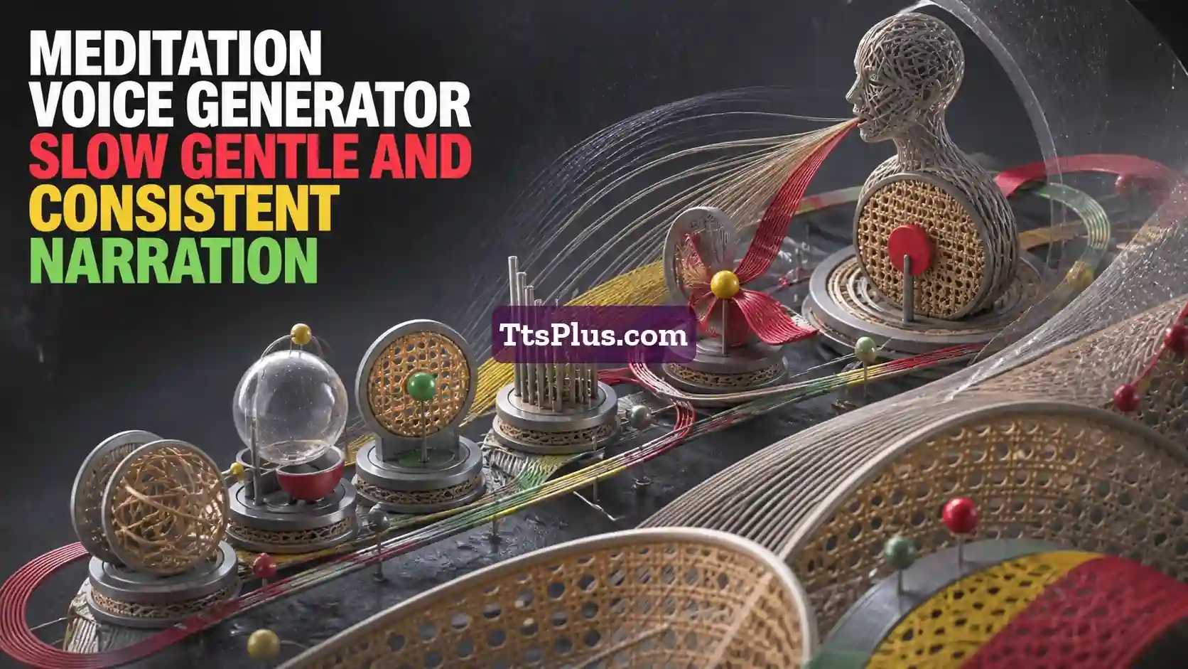 Meditation Voice Generator: Slow, Gentle and Consistent Narration — TtsPlus guide illustration