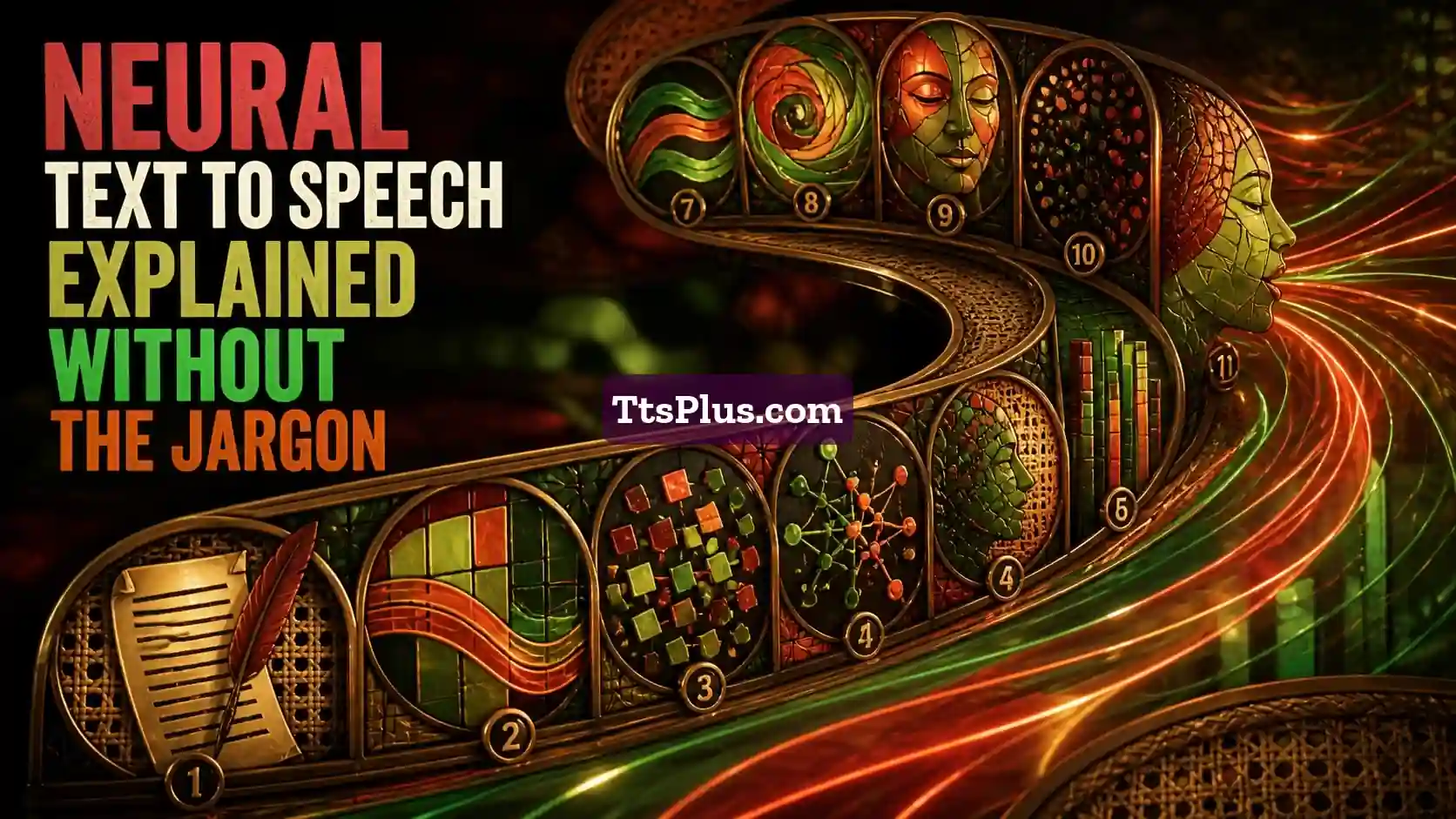 Neural Text to Speech Explained Without the Jargon — TtsPlus guide illustration