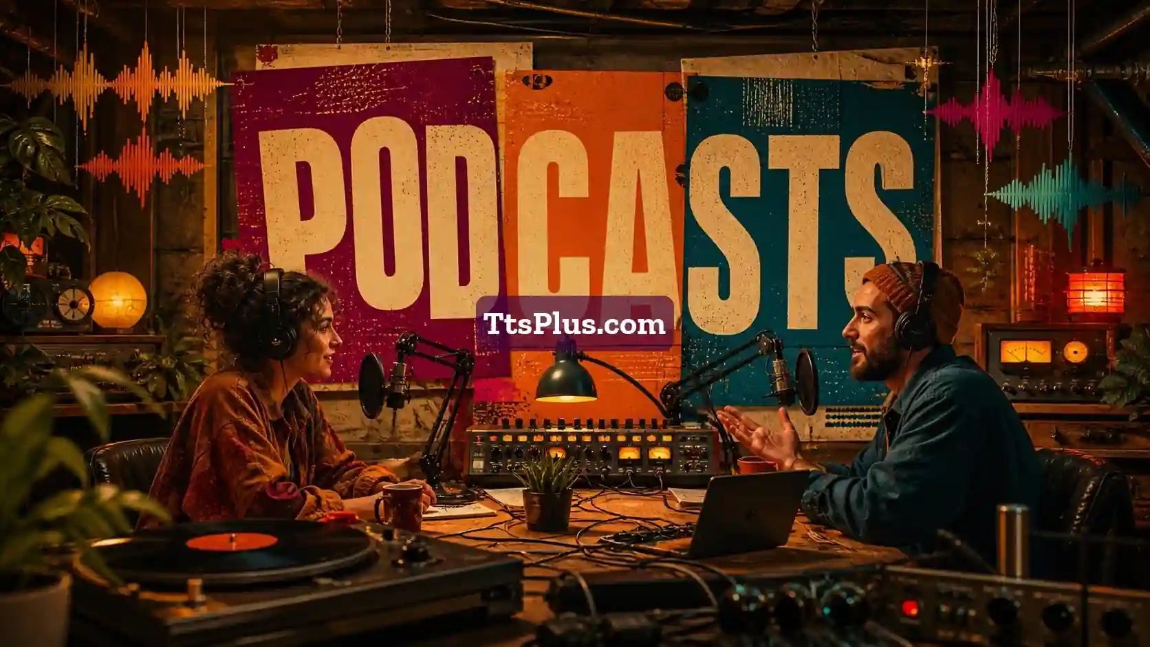 Text to Speech for Podcasts illustration