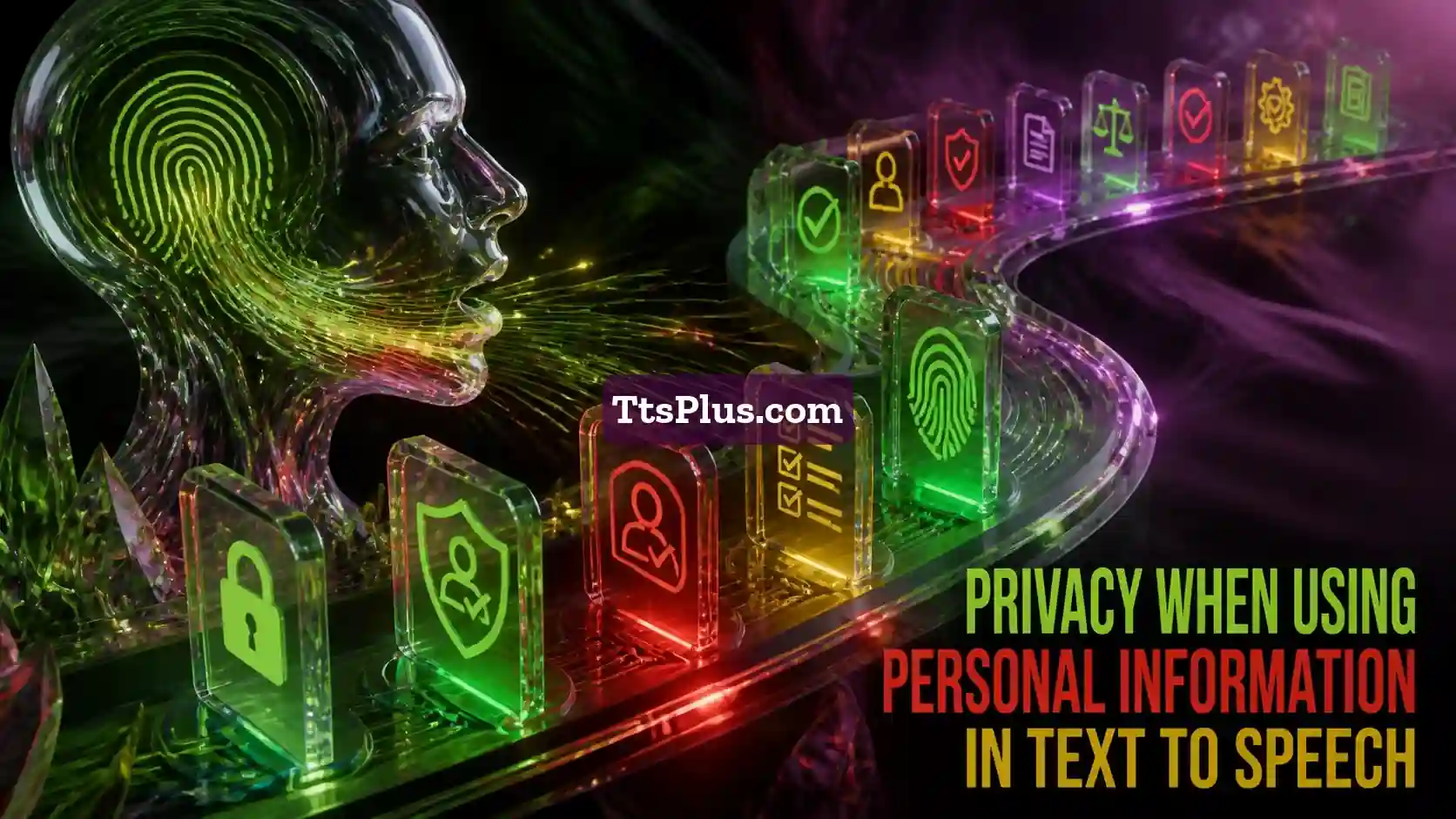 Privacy When Using Personal Information in Text to Speech — TtsPlus guide illustration