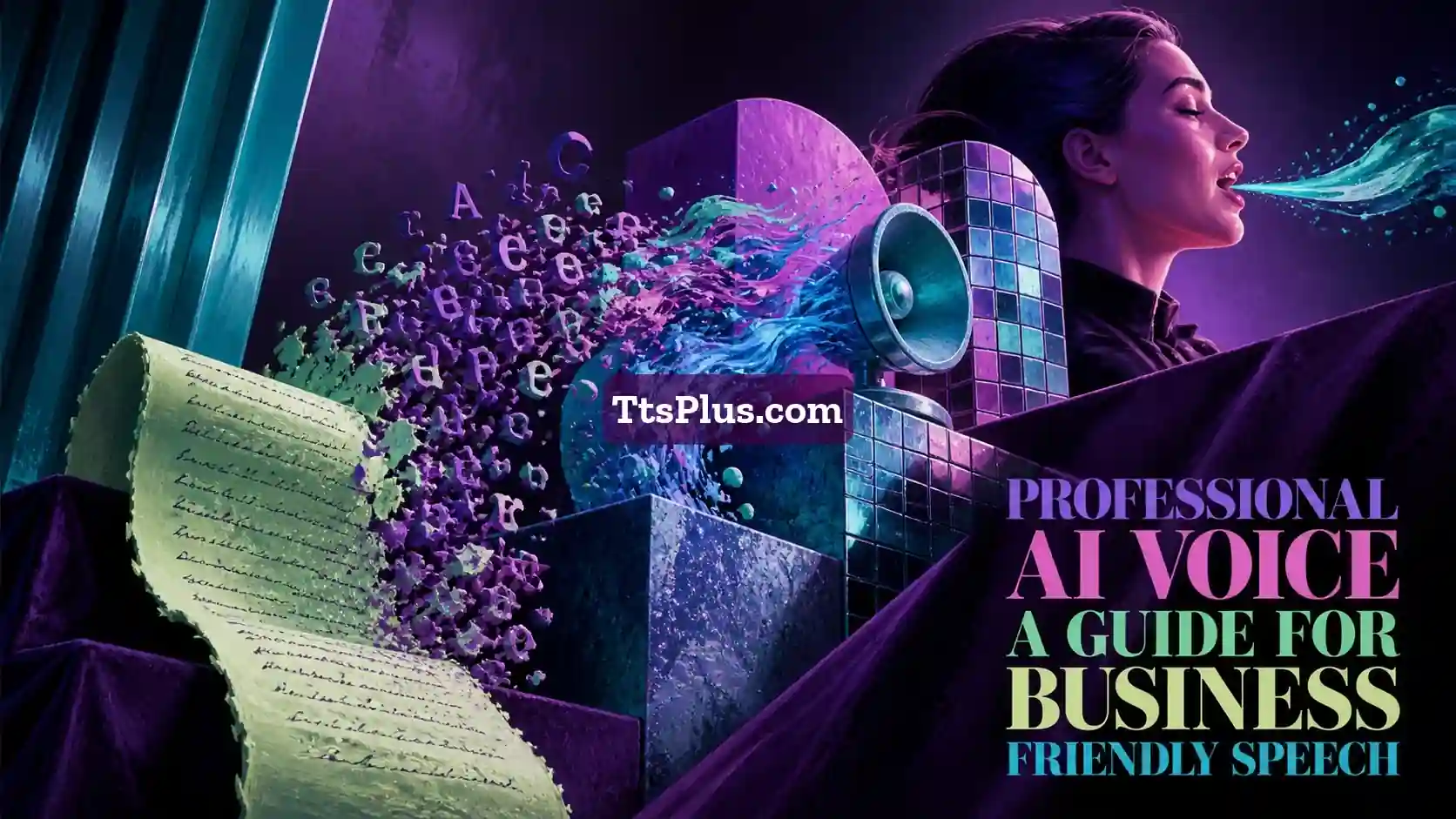 Professional AI Voice: A Guide for Business-Friendly Speech — TtsPlus guide illustration