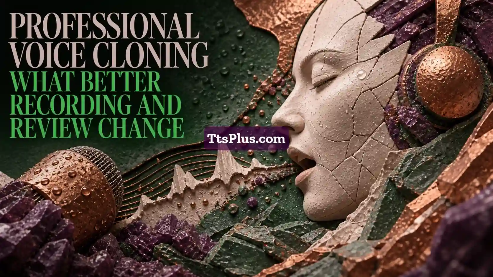 Professional Voice Cloning: What Better Recording and Review Change — TtsPlus guide illustration