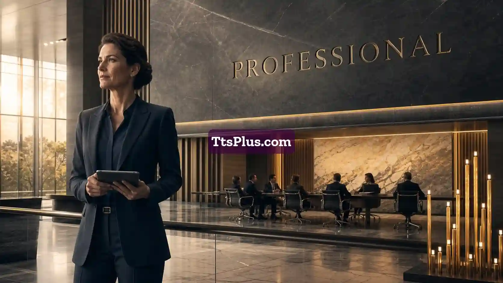 Professional AI Voice Generator illustration