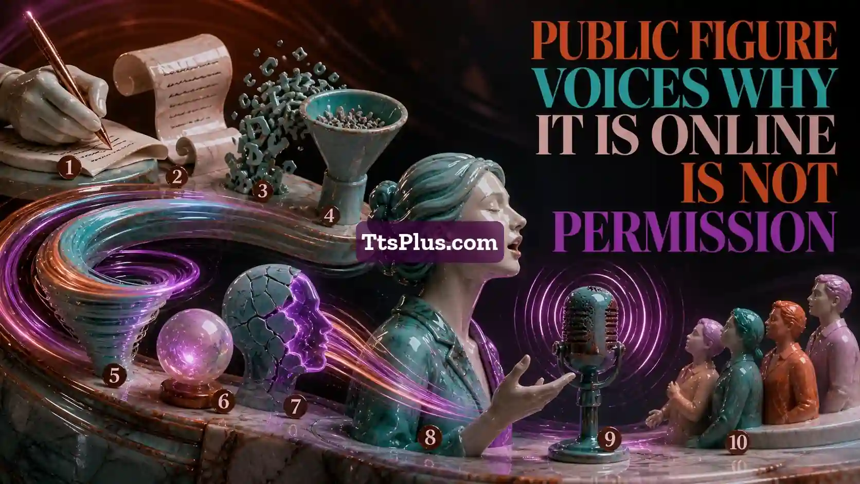 Public Figure Voices: Why “It Is Online” Is Not Permission — TtsPlus guide illustration