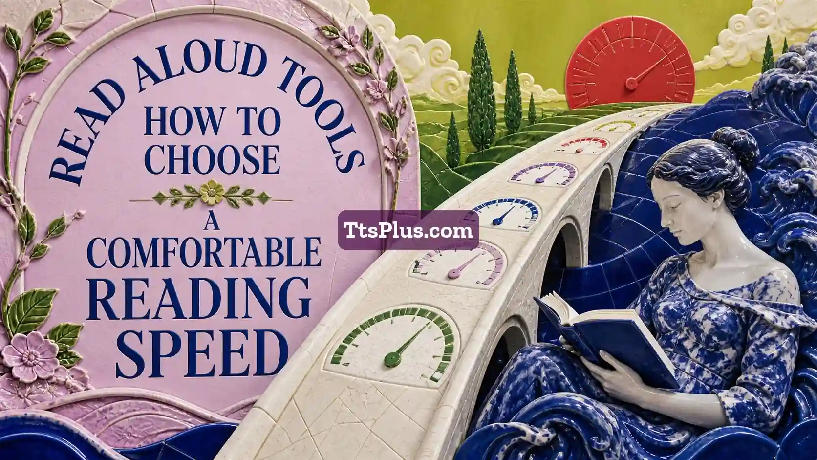 Read-Aloud Tools: How to Choose a Comfortable Reading Speed — TtsPlus guide illustration