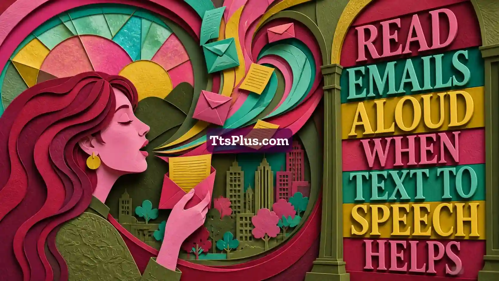 Read Emails Aloud: When Text to Speech Helps — TtsPlus guide illustration